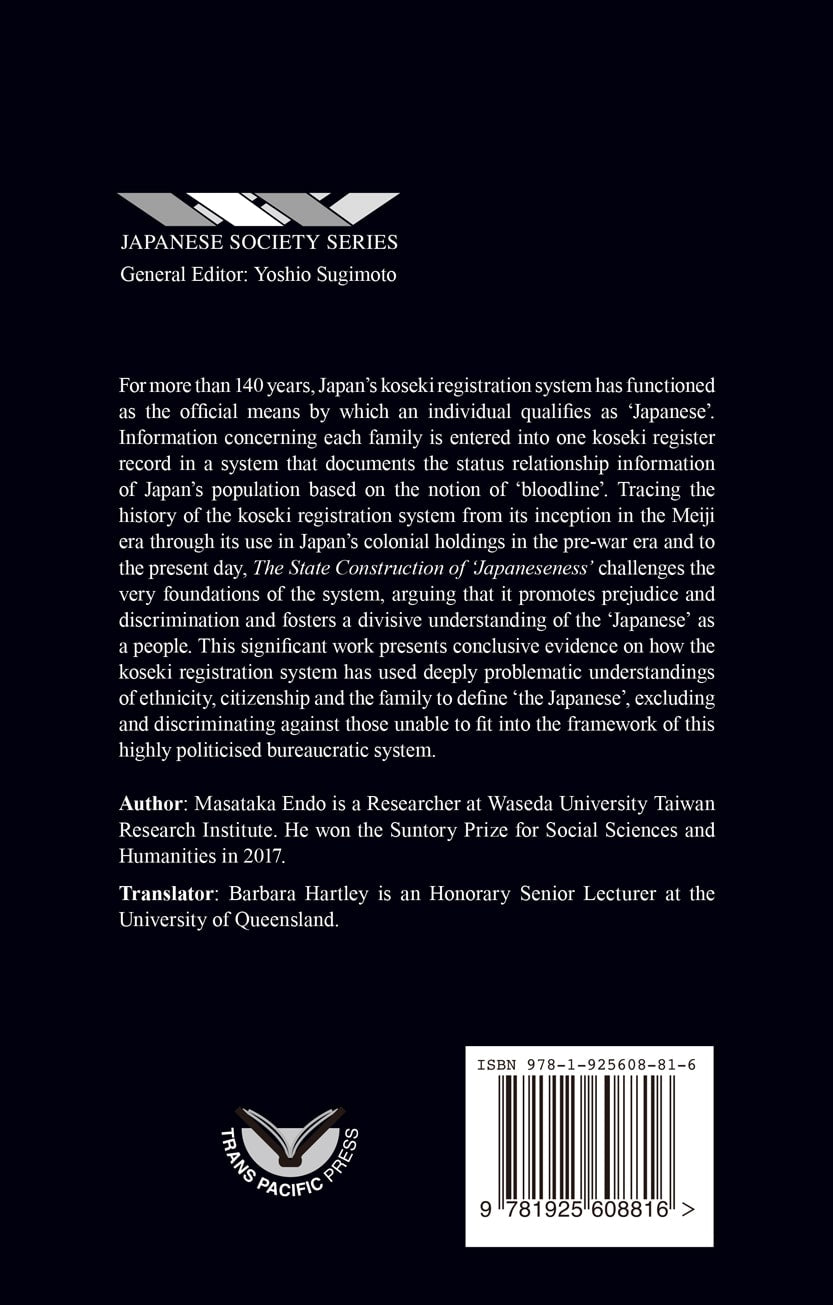 The State Construction of 'Japaneseness'