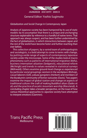 Globalization and Social Change in Contemporary Japan